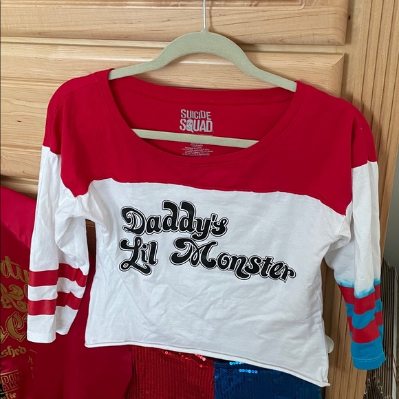 Harley Quinn Suicide Squad 5pc Outfit - Picture 2 of 14